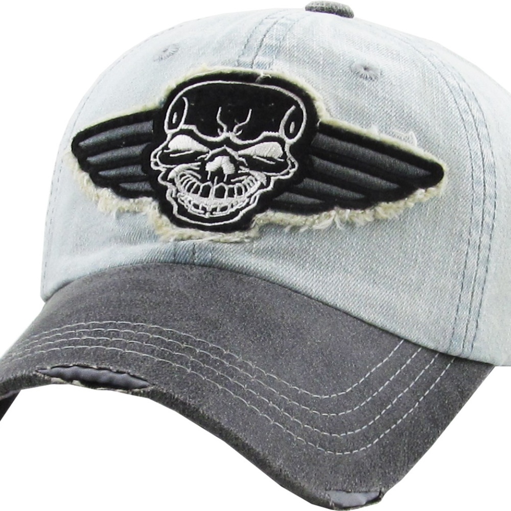 Skull Vintage Ballcap